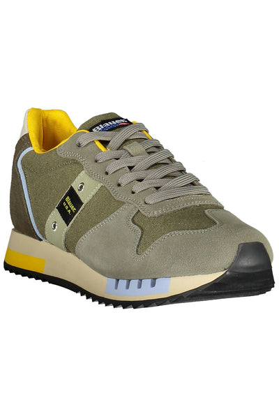 Green Polyester Sneaker