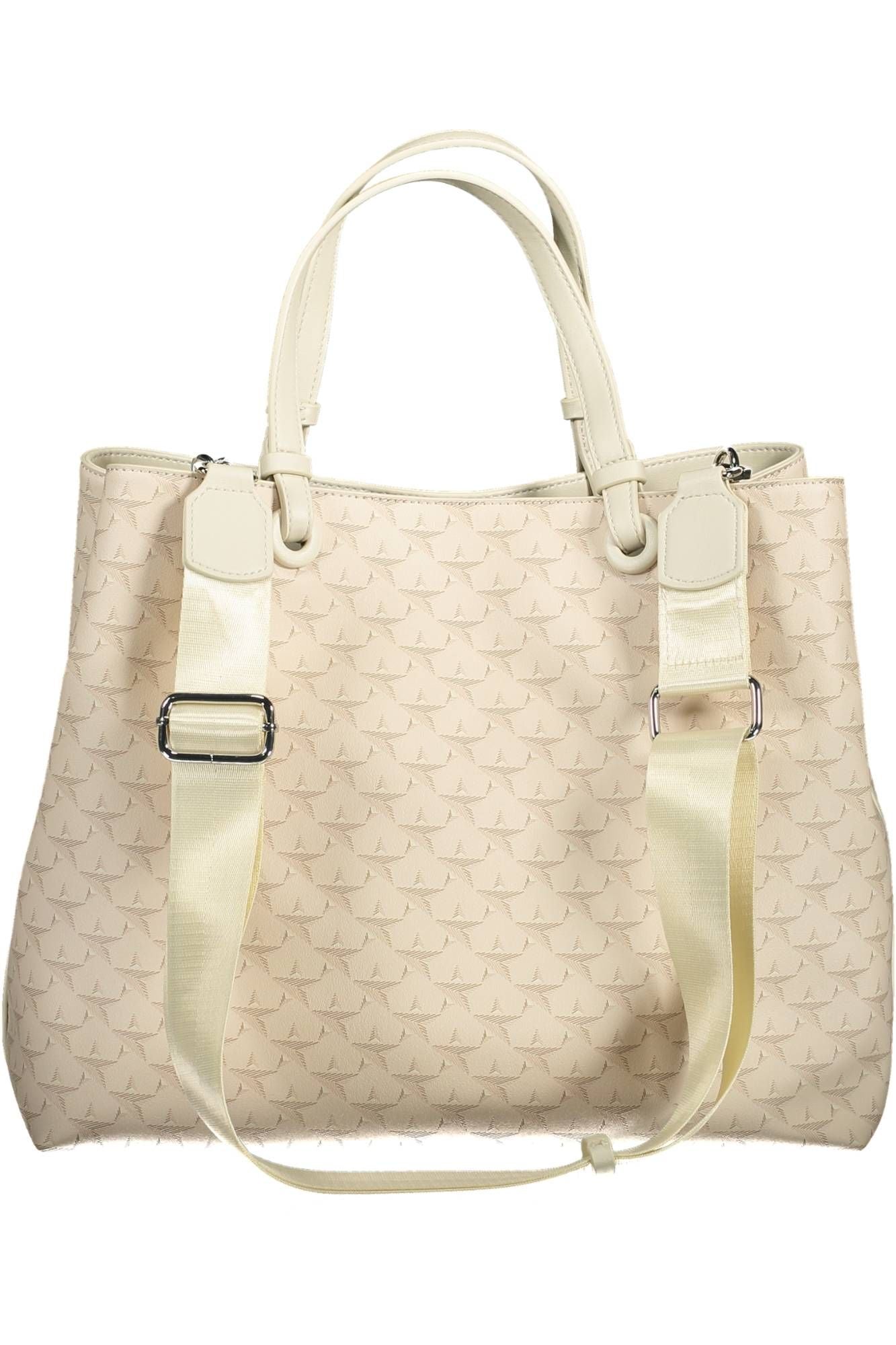 Beige Pvc Handbag