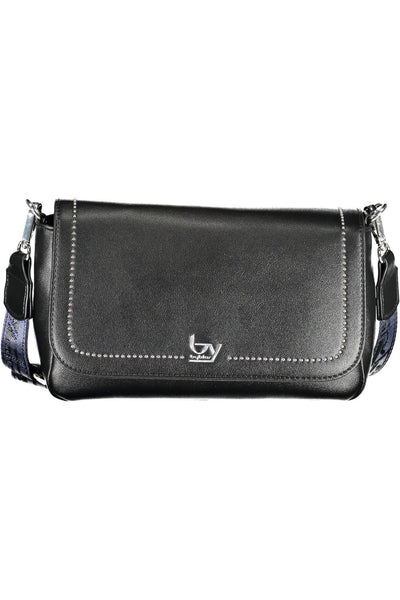 Black Polyurethane Handbag