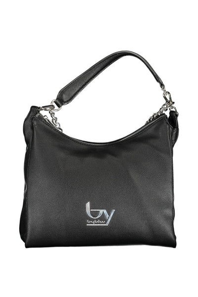 Black Polyurethane Handbag