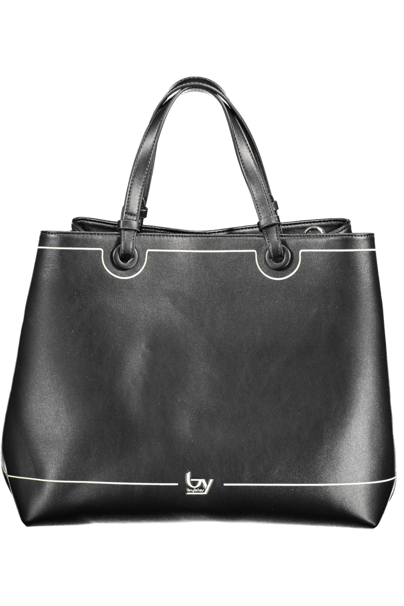 Black Polyurethane Handbag