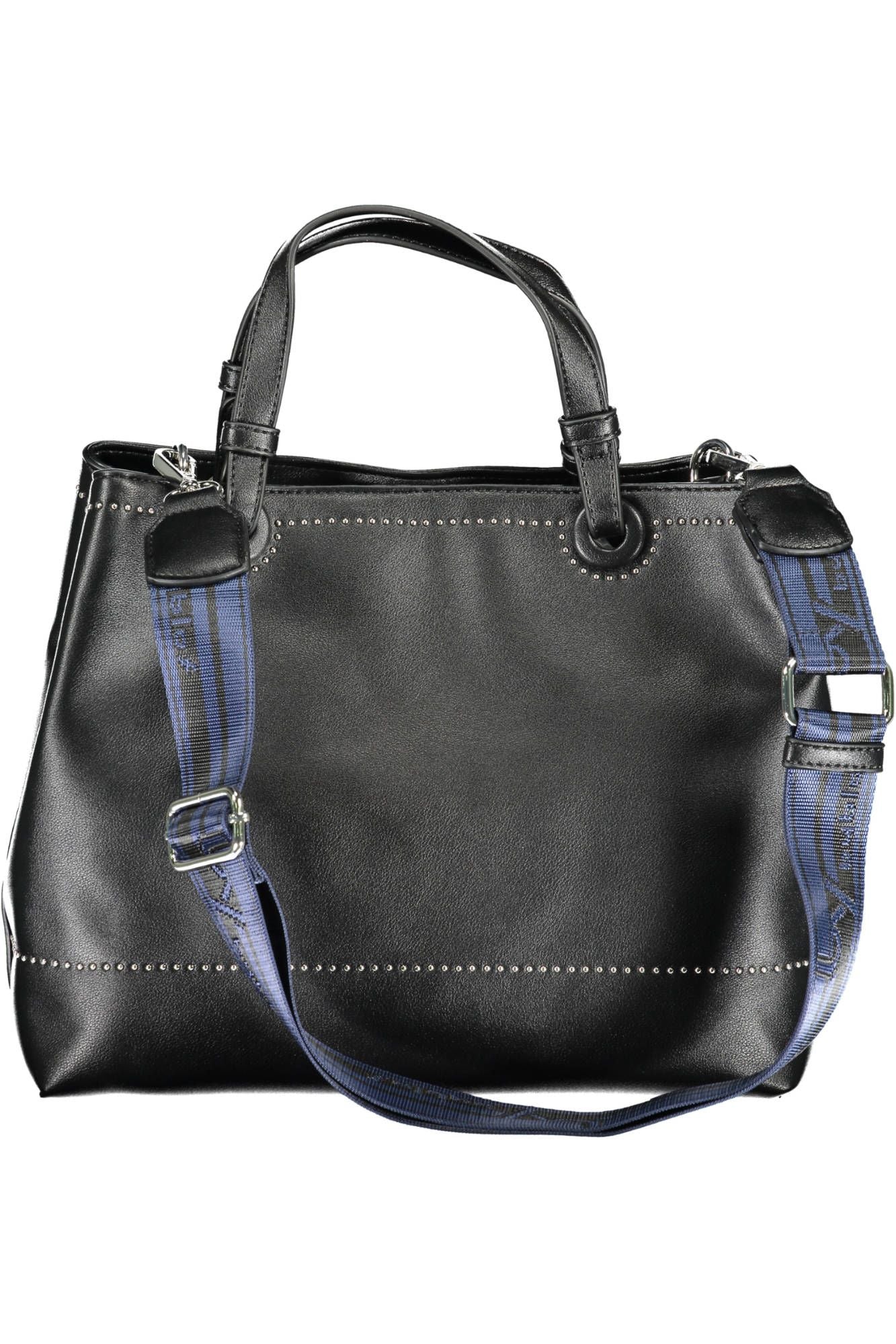 Black Polyurethane Handbag