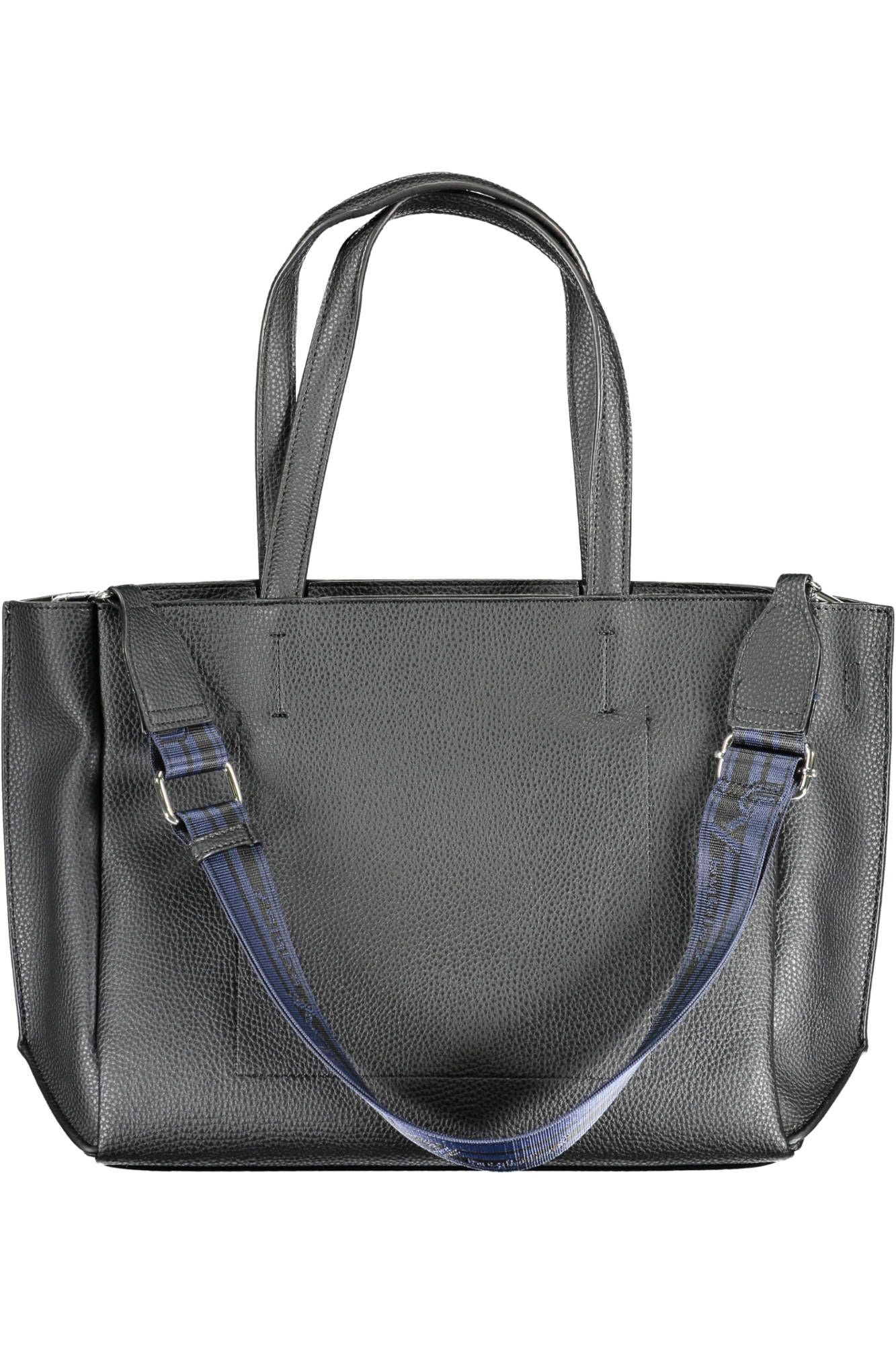 Black Polyurethane Handbag