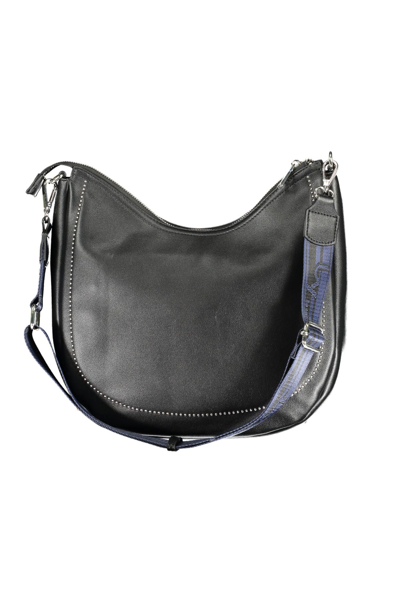 Black Polyurethane Handbag