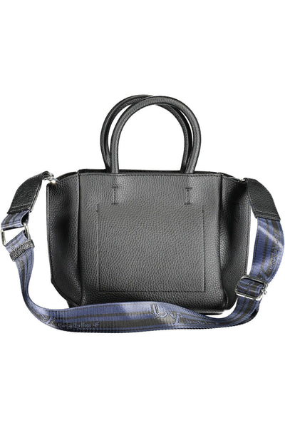 Black Polyurethane Handbag