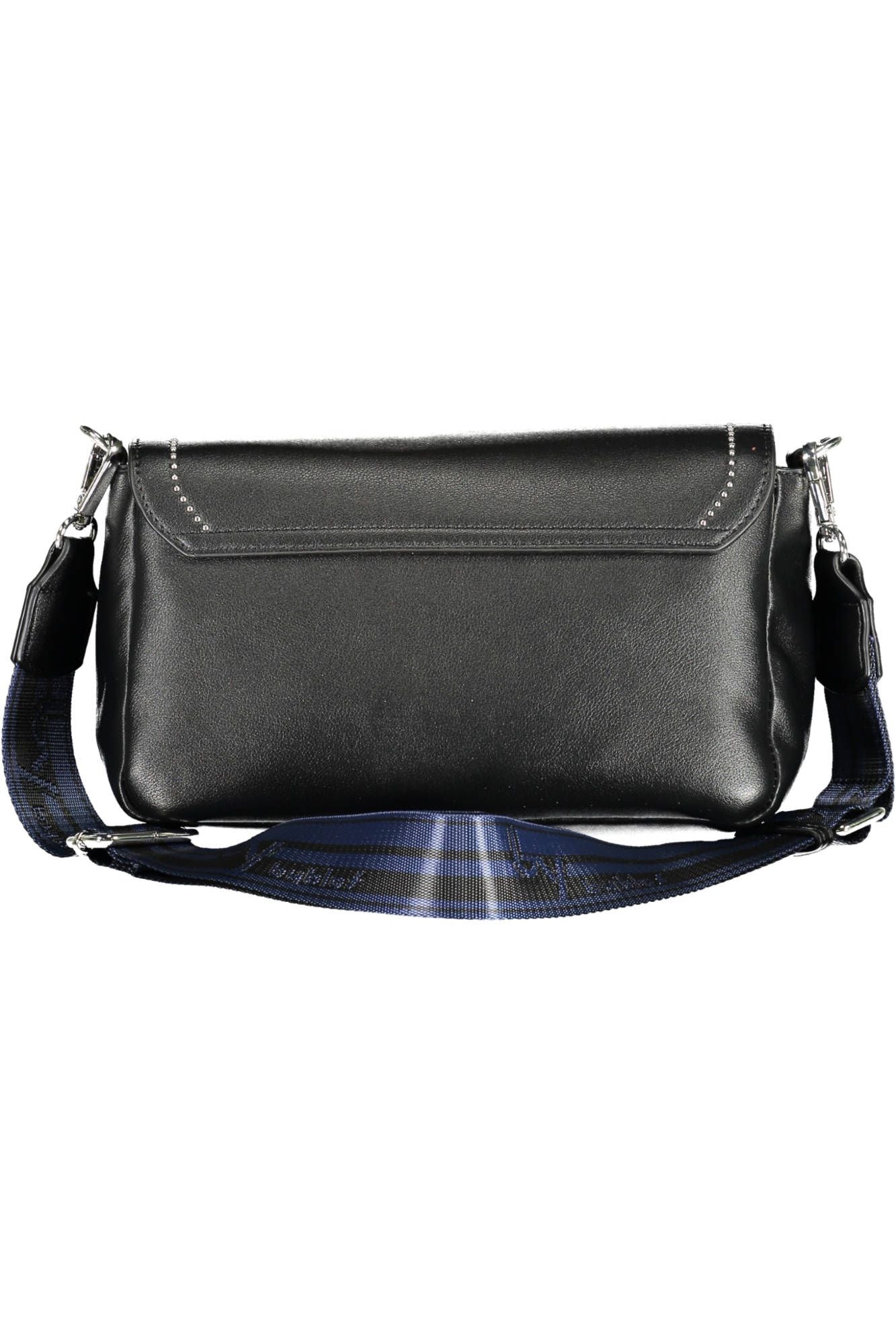 Black Polyurethane Handbag