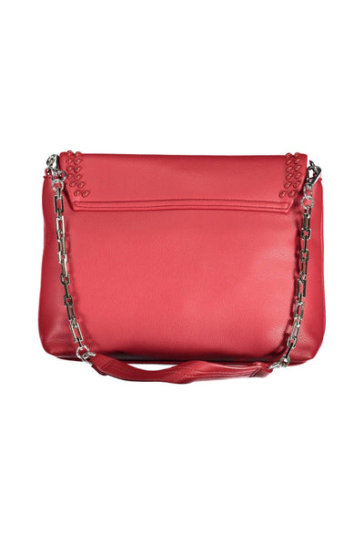 Red Polyurethane Handbag