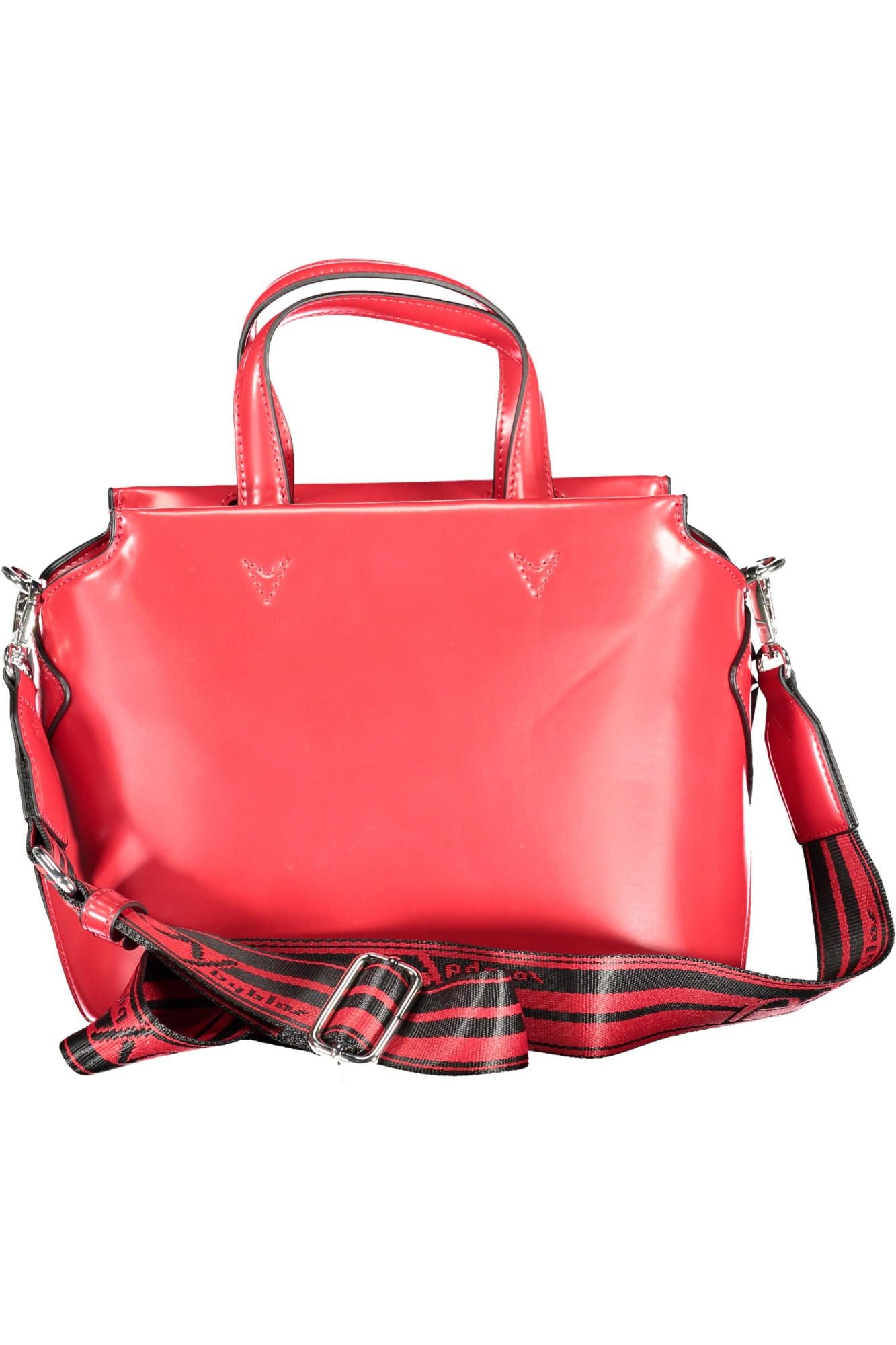 Red Polyurethane Handbag