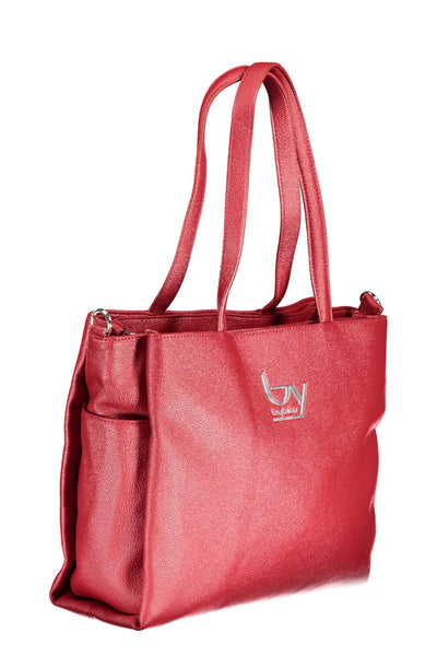 Red Polyurethane Handbag