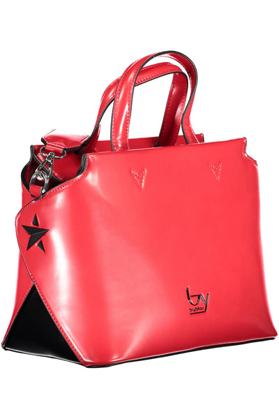 Red Polyurethane Handbag