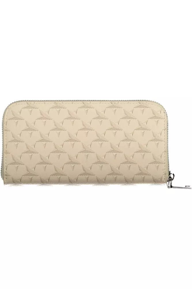 Beige Pvc Wallet