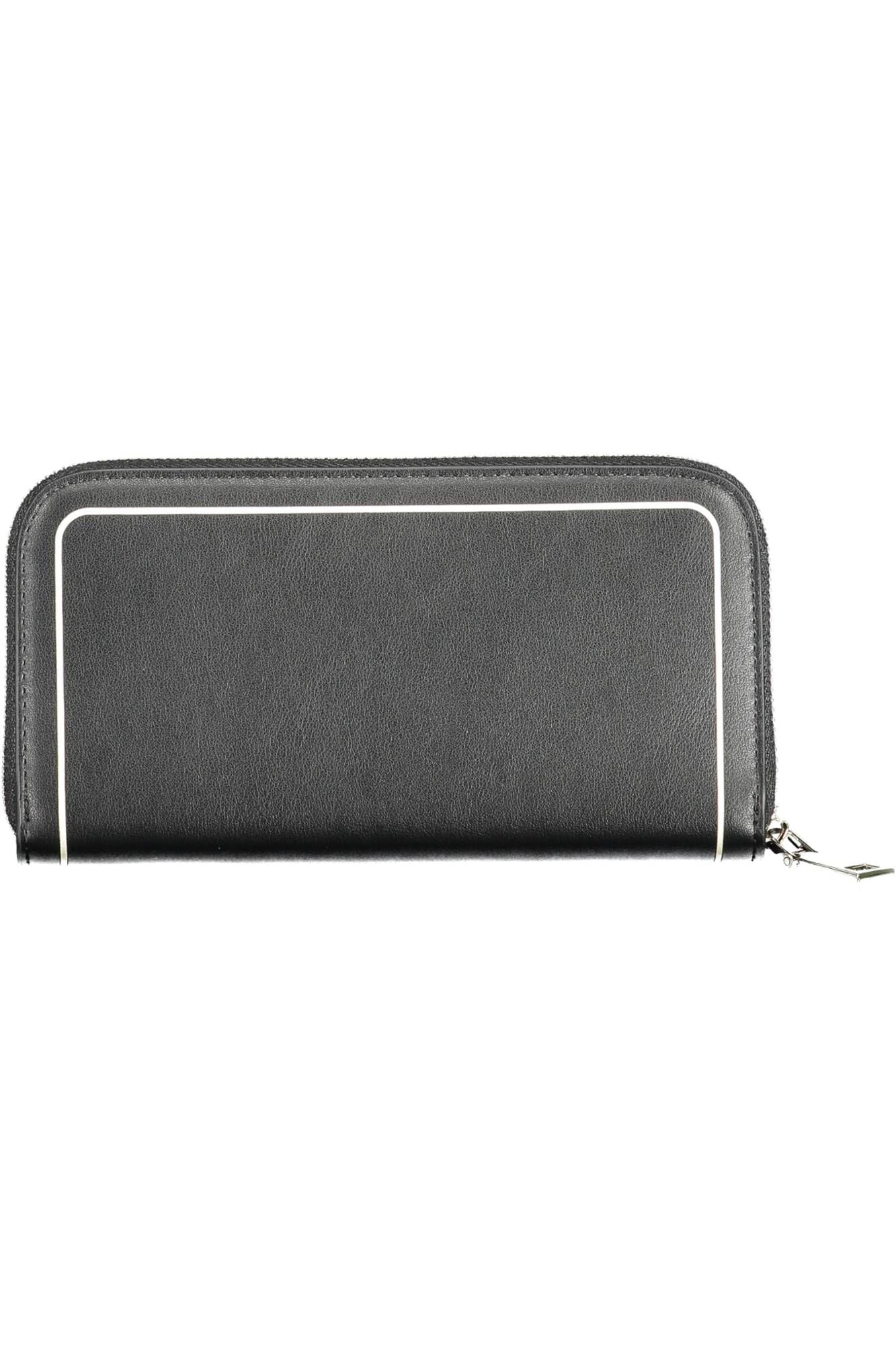 Black Polyurethane Wallet