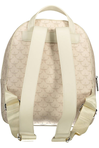 Beige Pvc Backpack