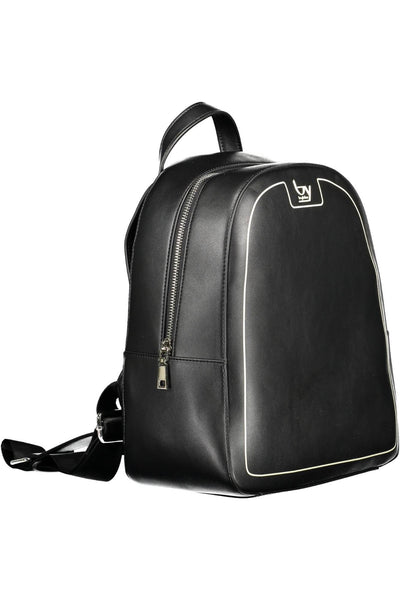 Black Polyethylene Backpack