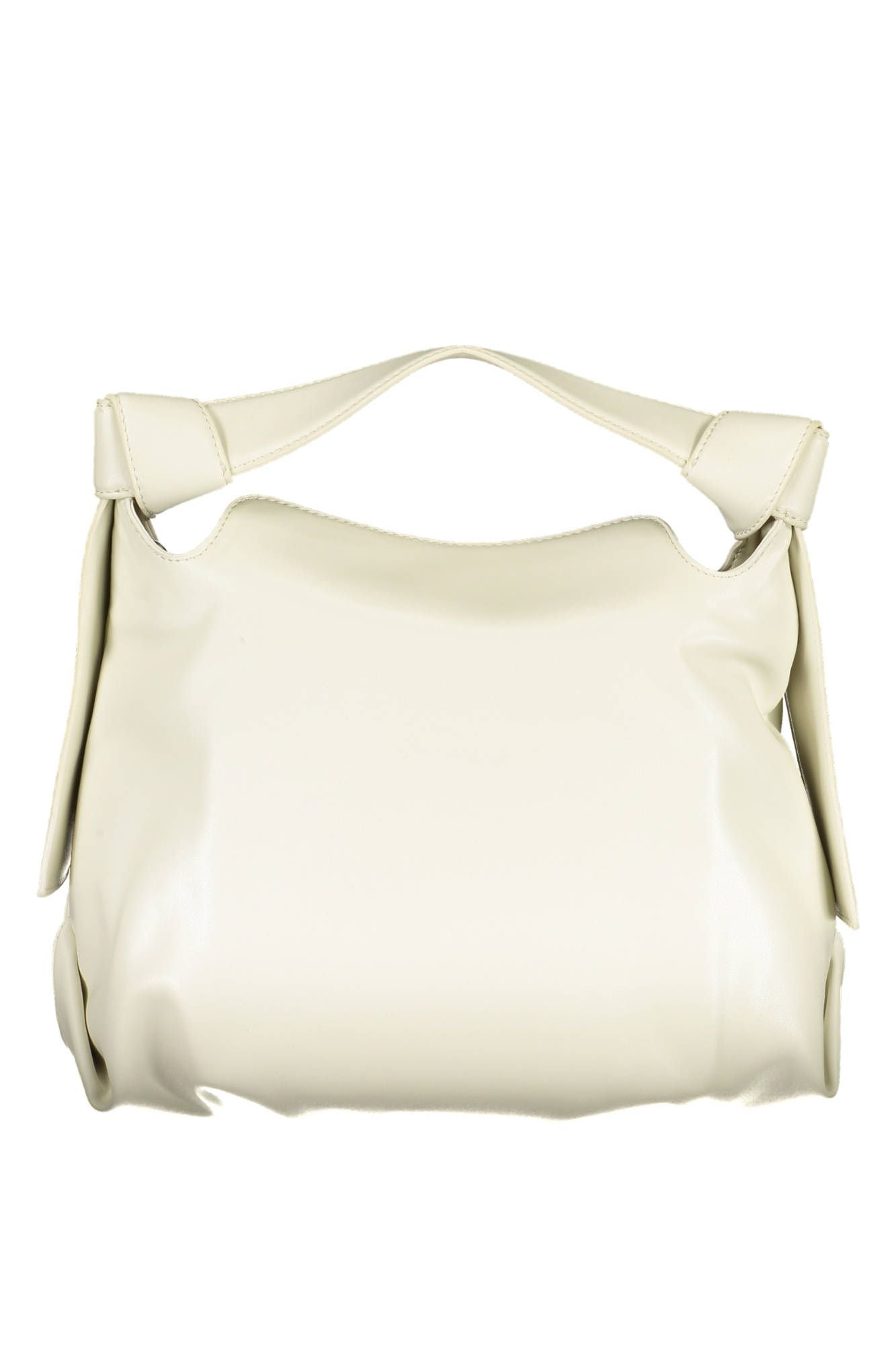 Beige Polyester Handbag