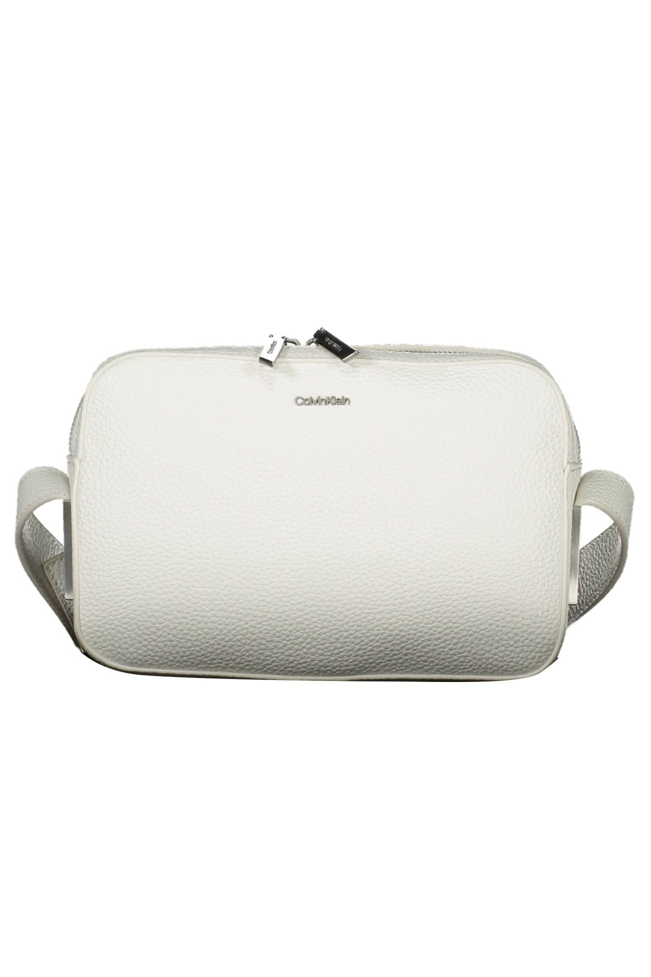 White Polyester Handbag