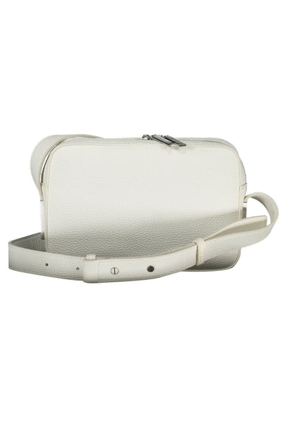 White Polyester Handbag