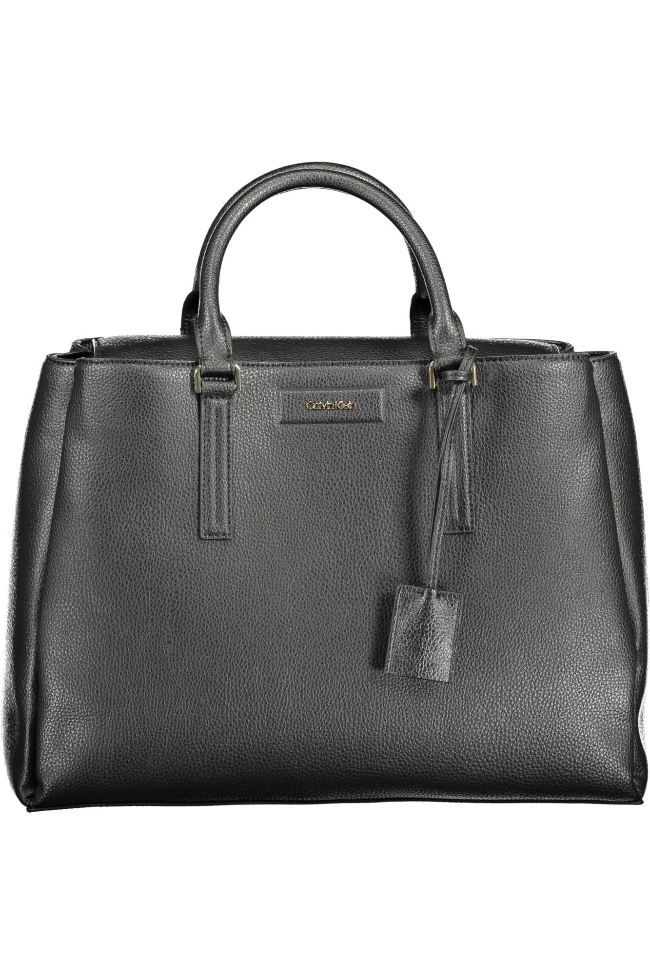 Black Polyester Handbag