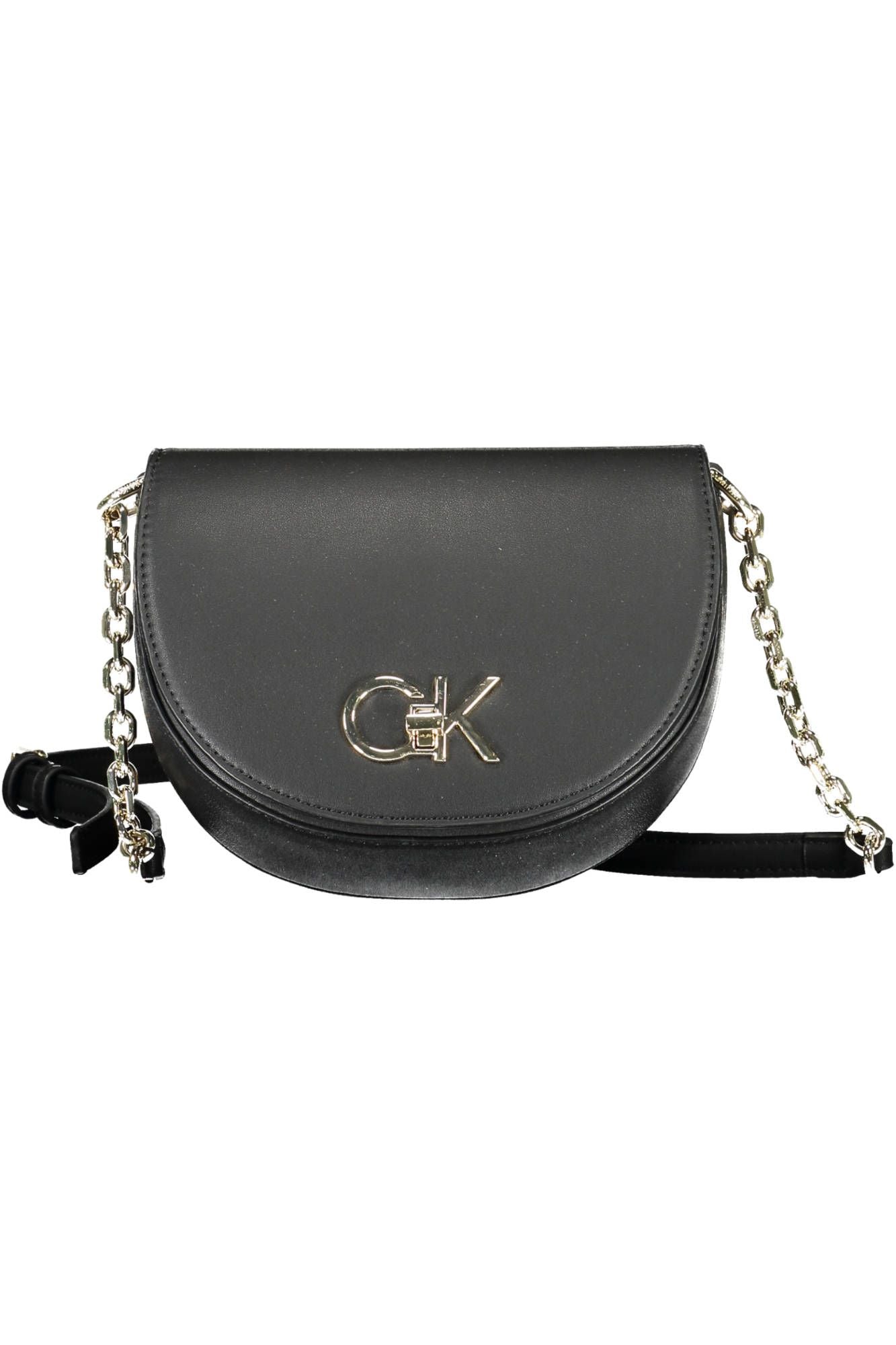 Black Polyester Handbag