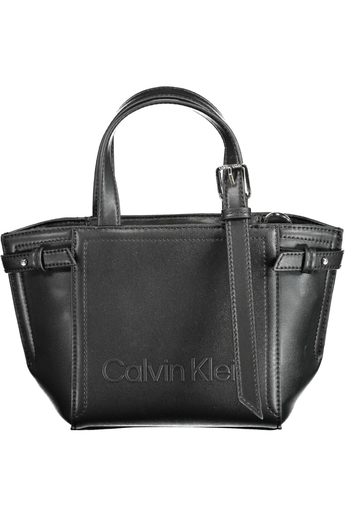 Black Polyester Handbag