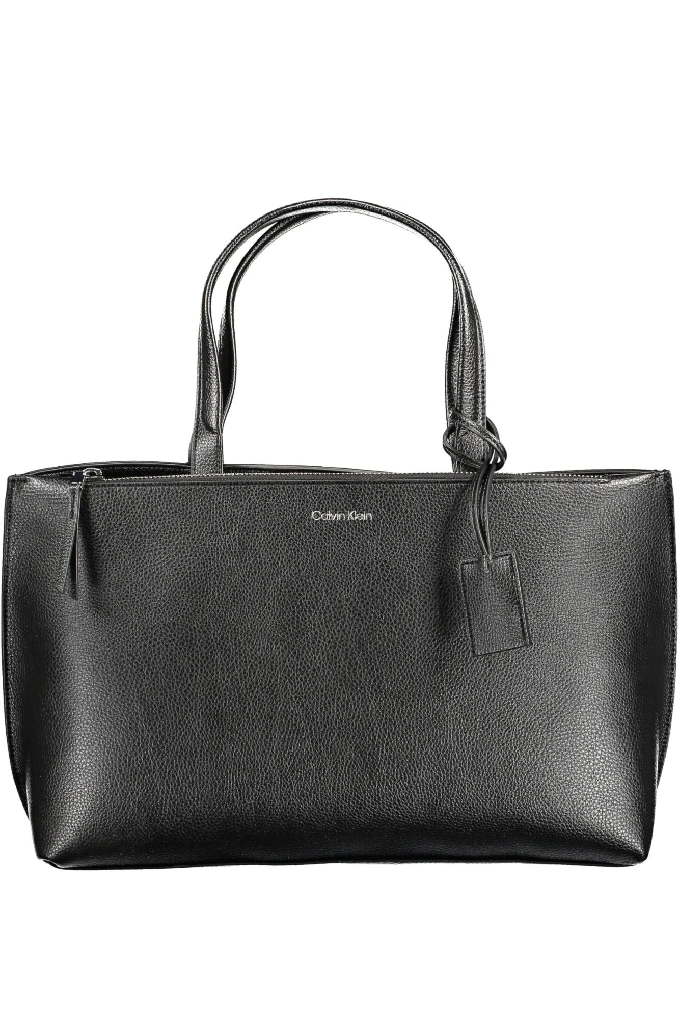 Black Polyurethane Handbag