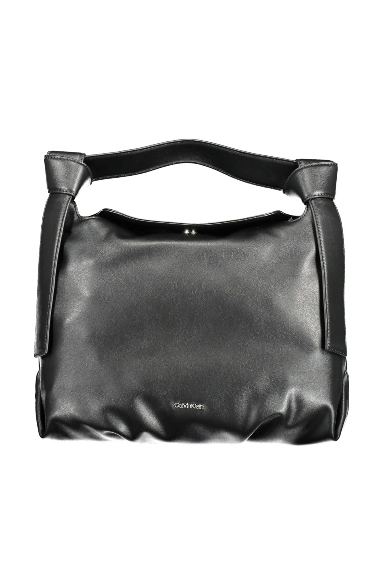 Black Polyester Handbag