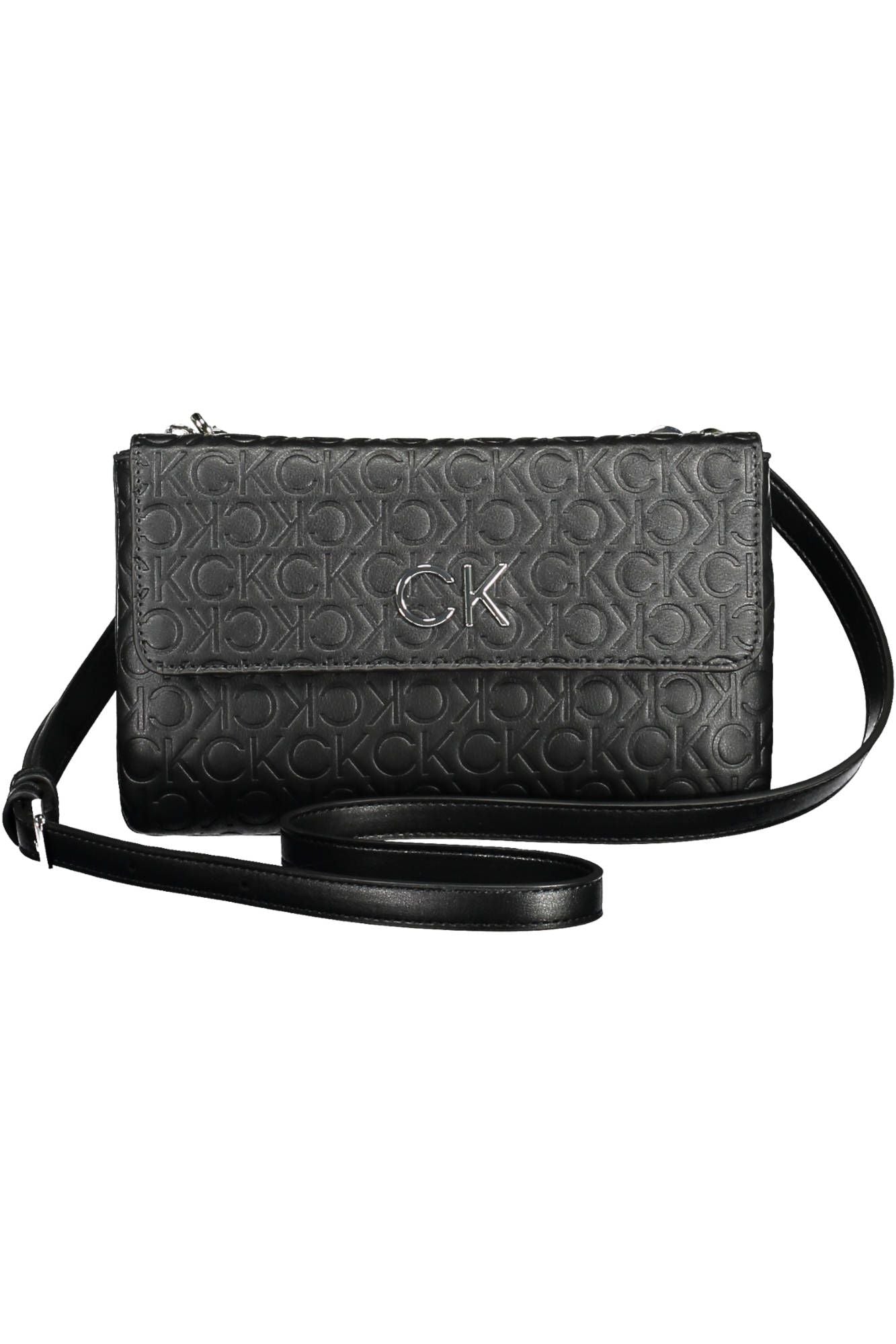 Black Polyester Handbag