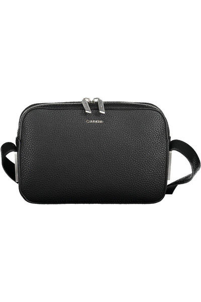 Black Polyester Handbag