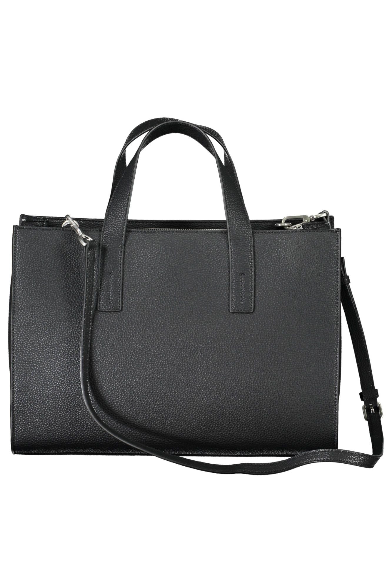 Black Polyester Handbag