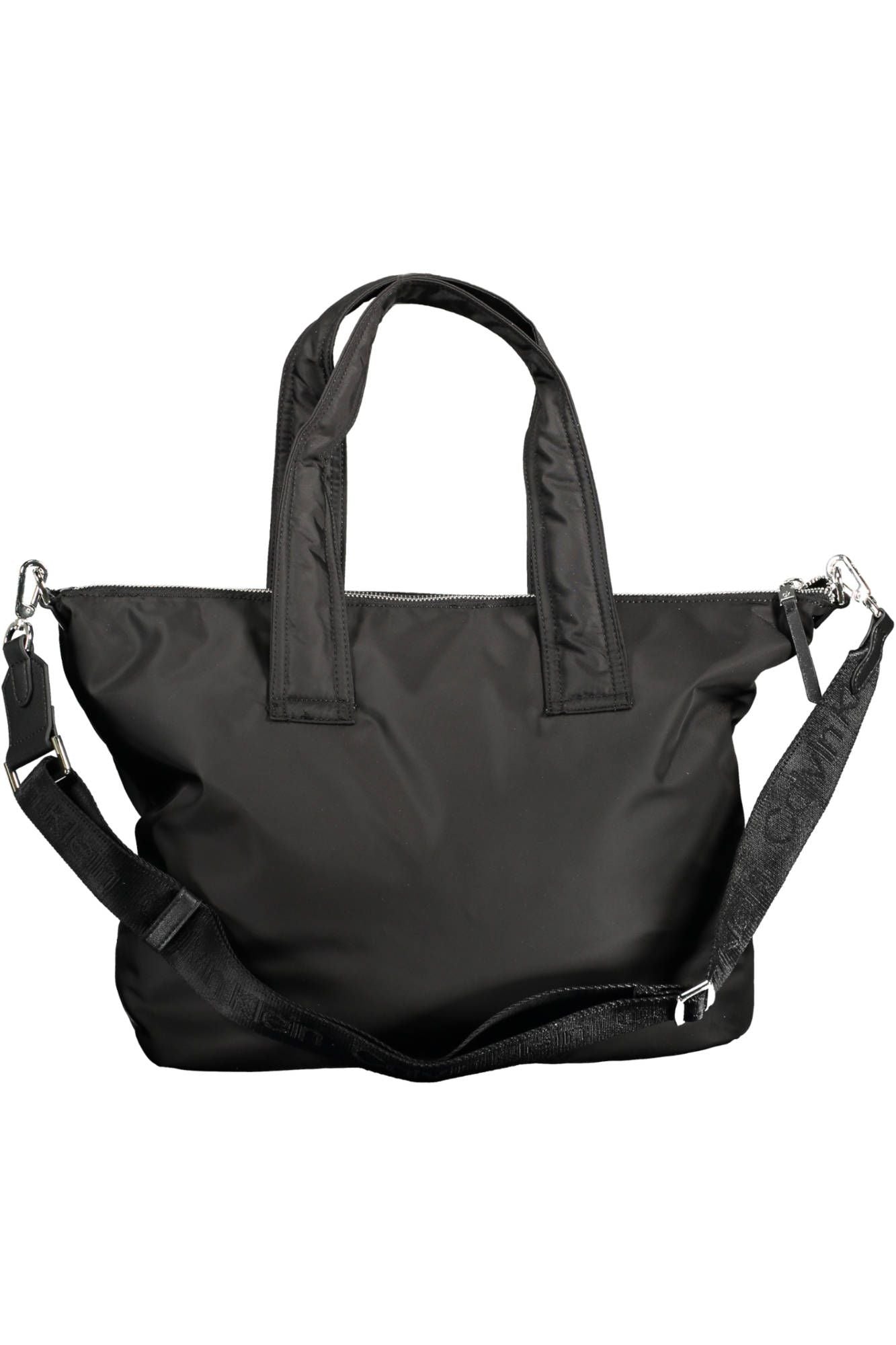 Black Polyester Handbag