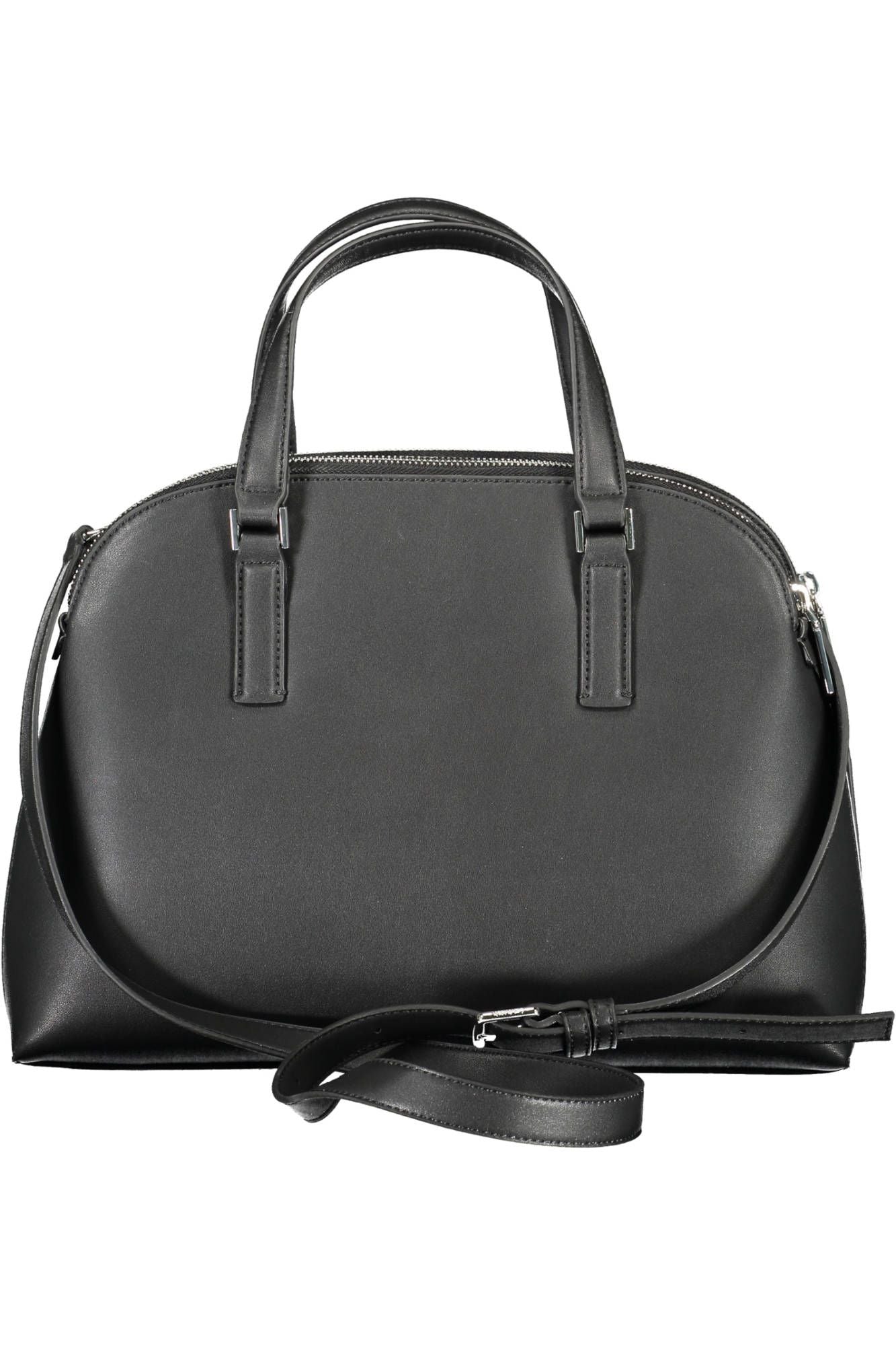 Black Polyester Handbag