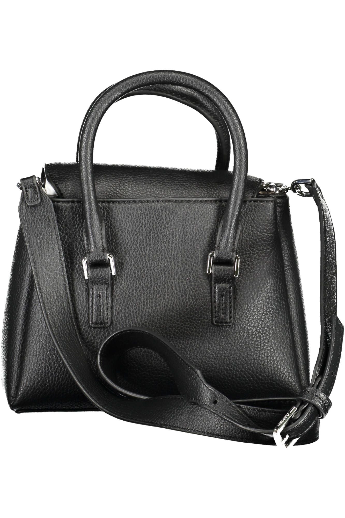 Black Polyester Handbag