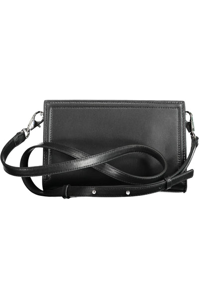 Black Polyester Handbag