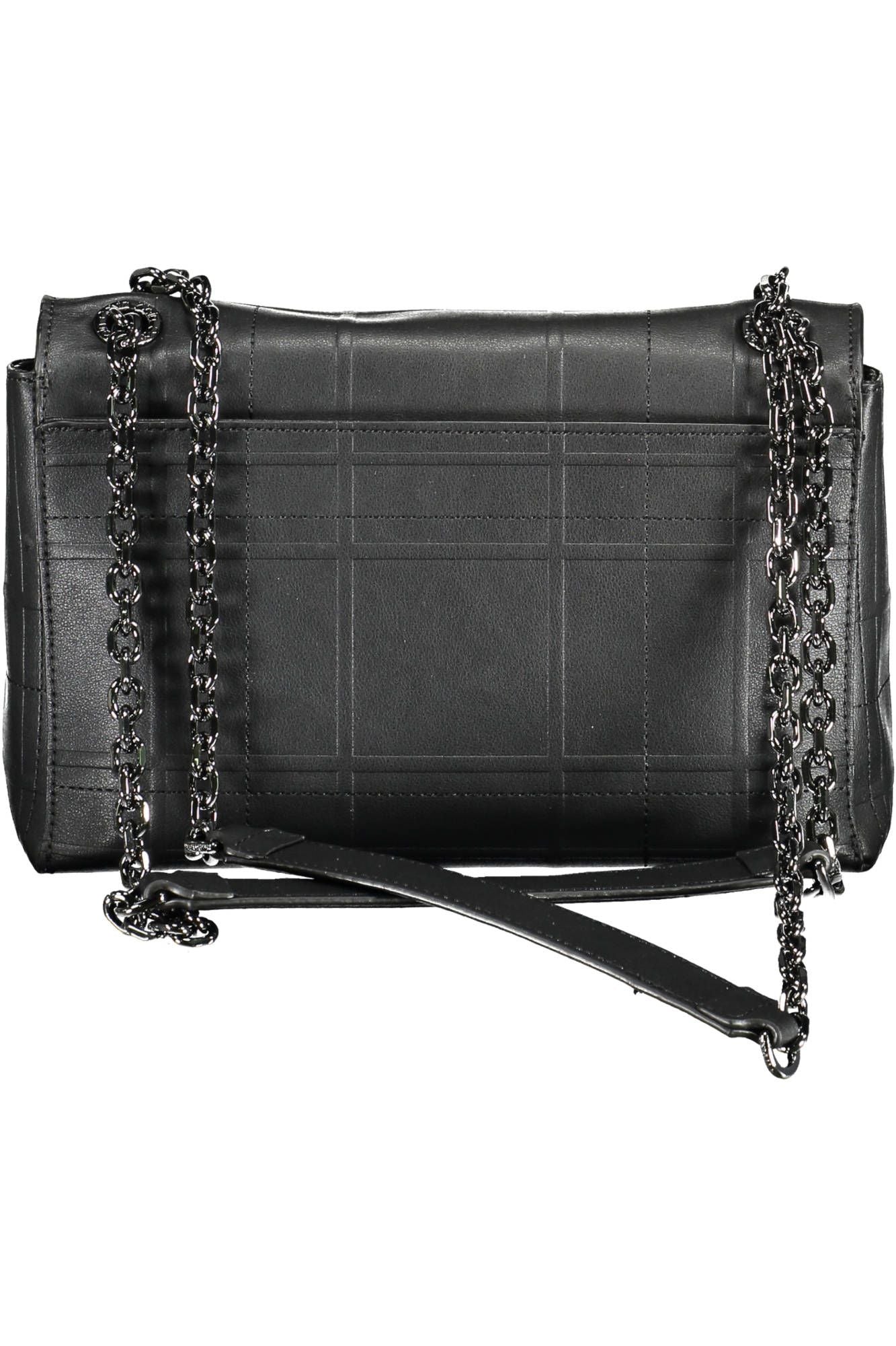 Black Polyester Handbag