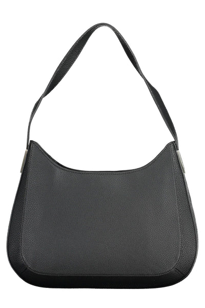 Black Polyester Handbag