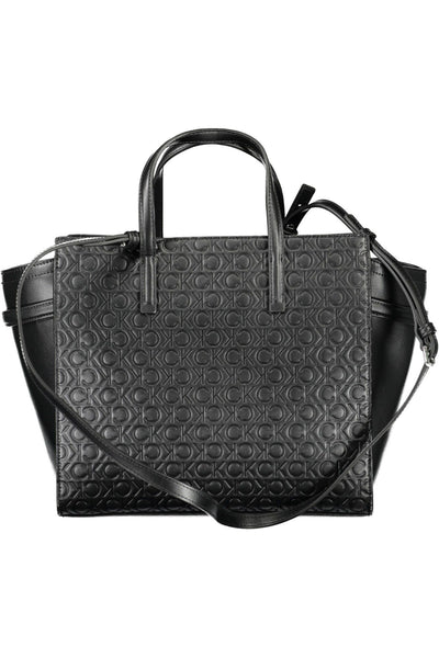 Black Polyester Handbag