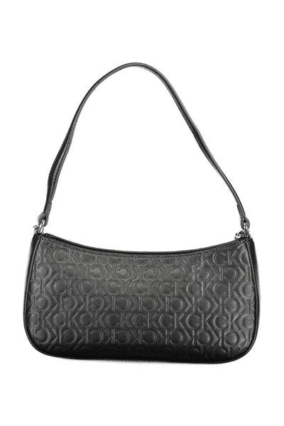 Black Polyester Handbag