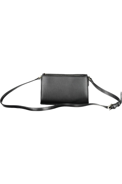 Black Polyester Handbag