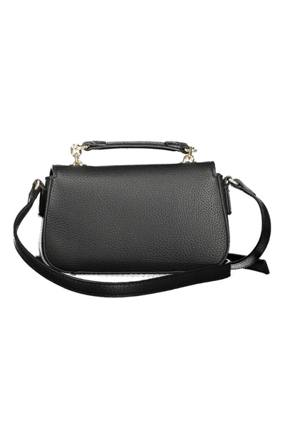 Black Polyester Handbag