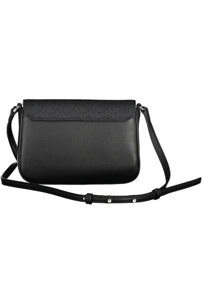 Black Polyester Handbag