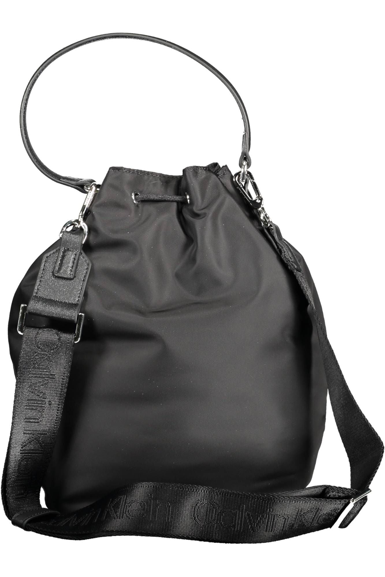 Black Polyester Handbag