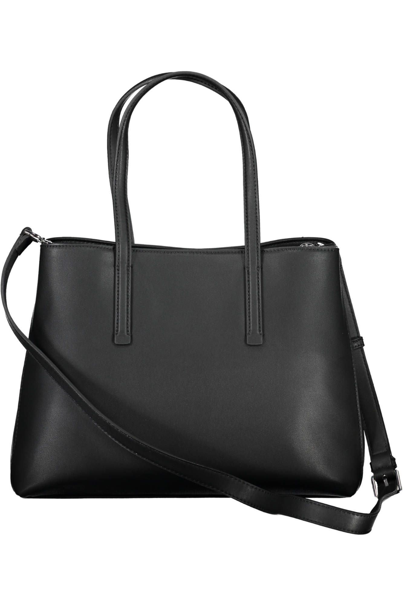 Black Polyester Handbag