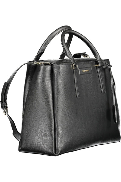 Black Polyester Handbag