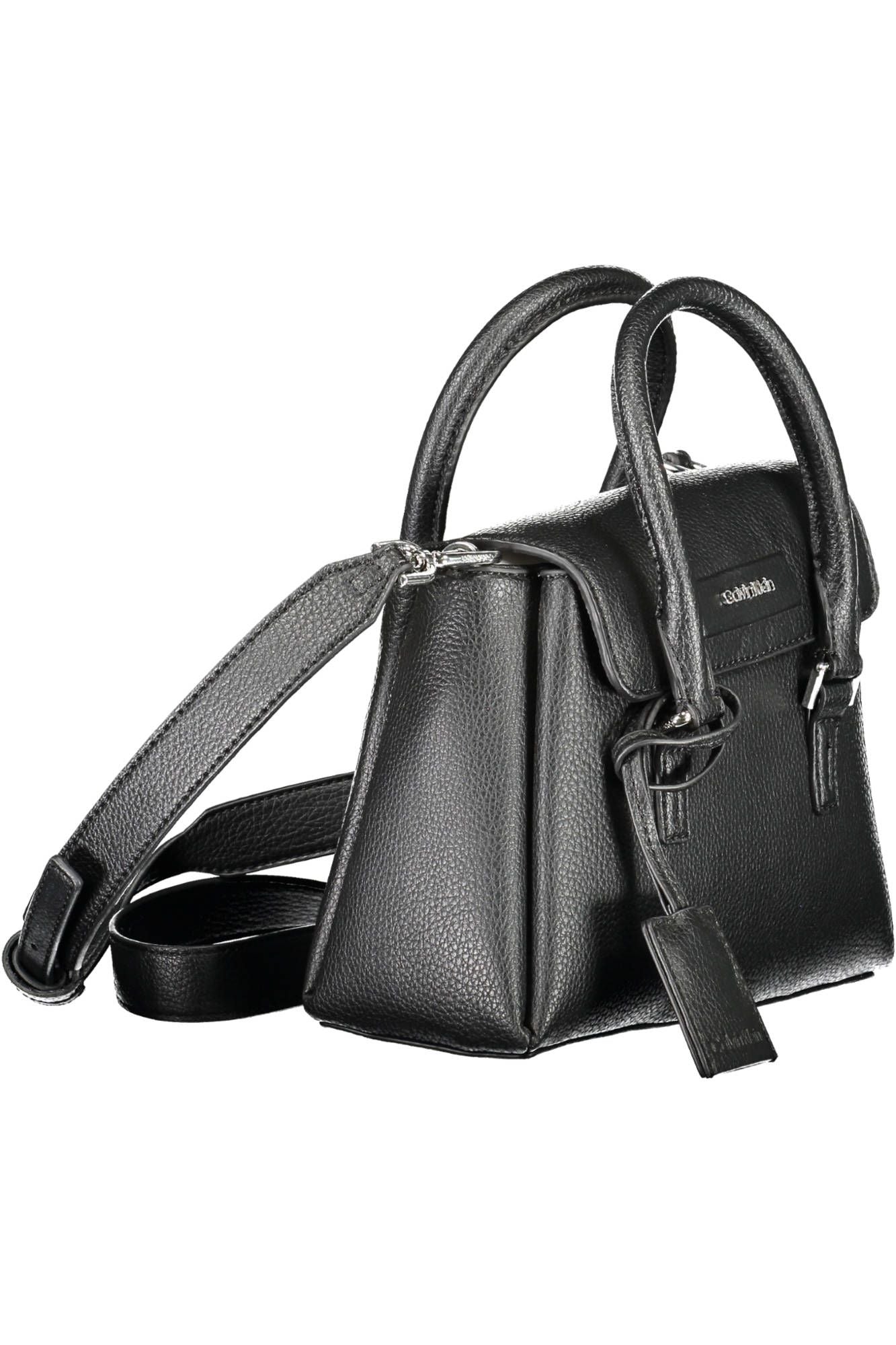 Black Polyester Handbag