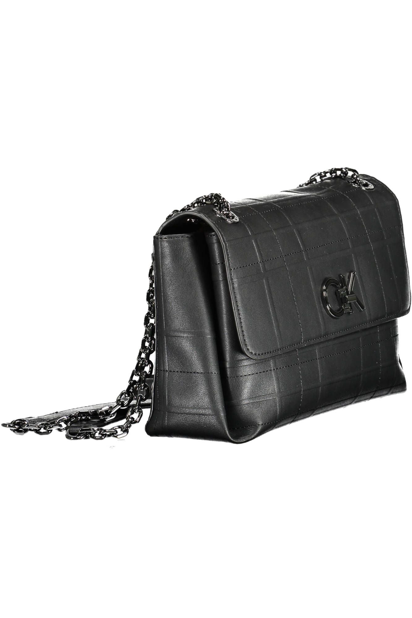 Black Polyester Handbag