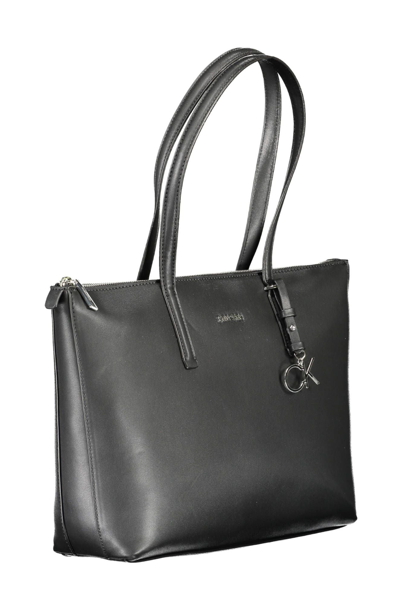 Black Polyester Handbag