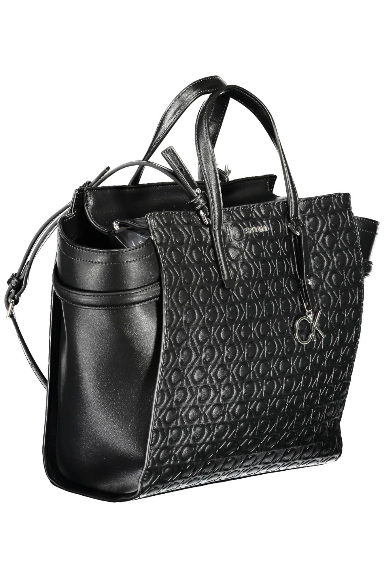 Black Polyester Handbag