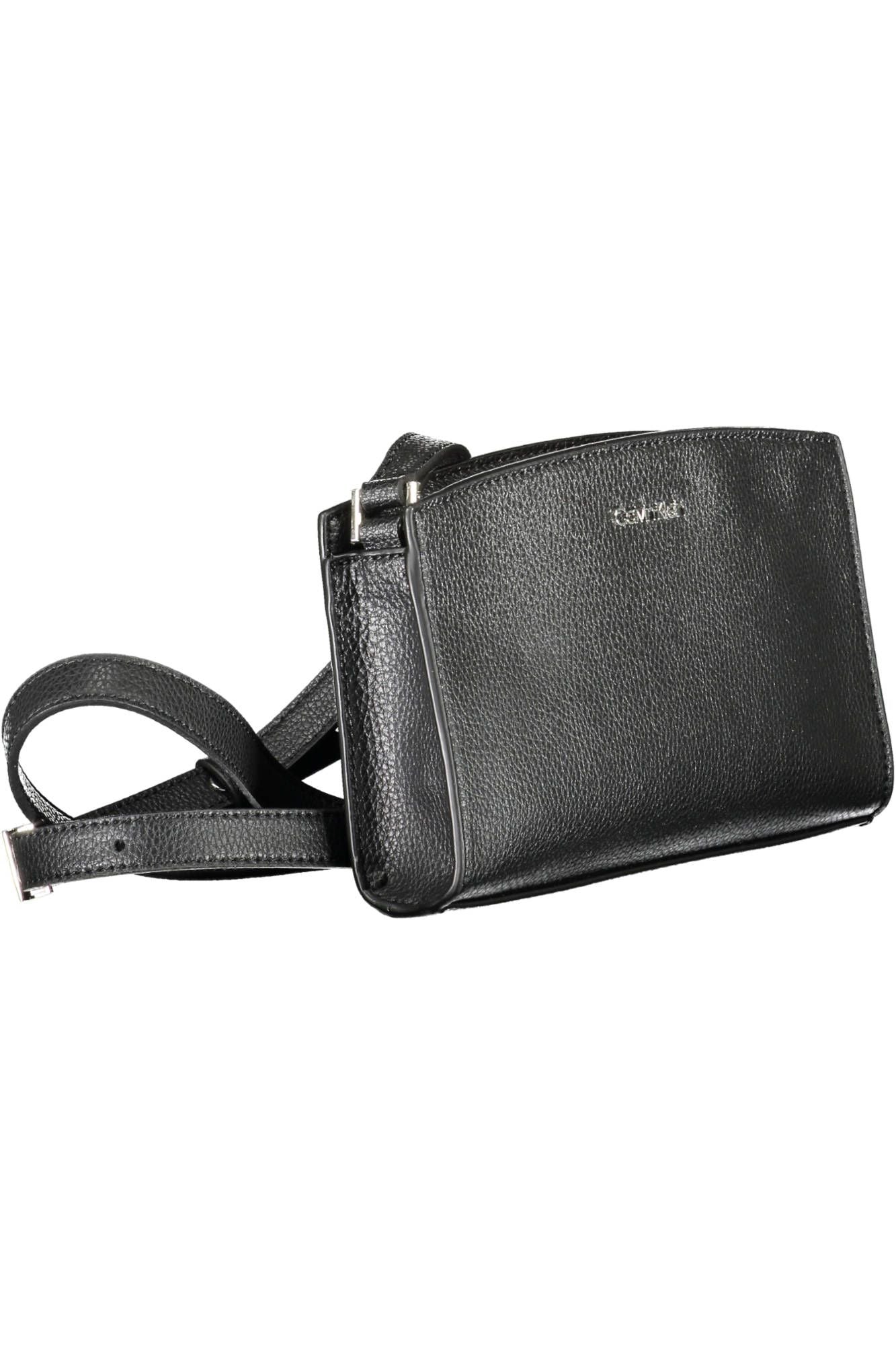 Black Polyester Handbag