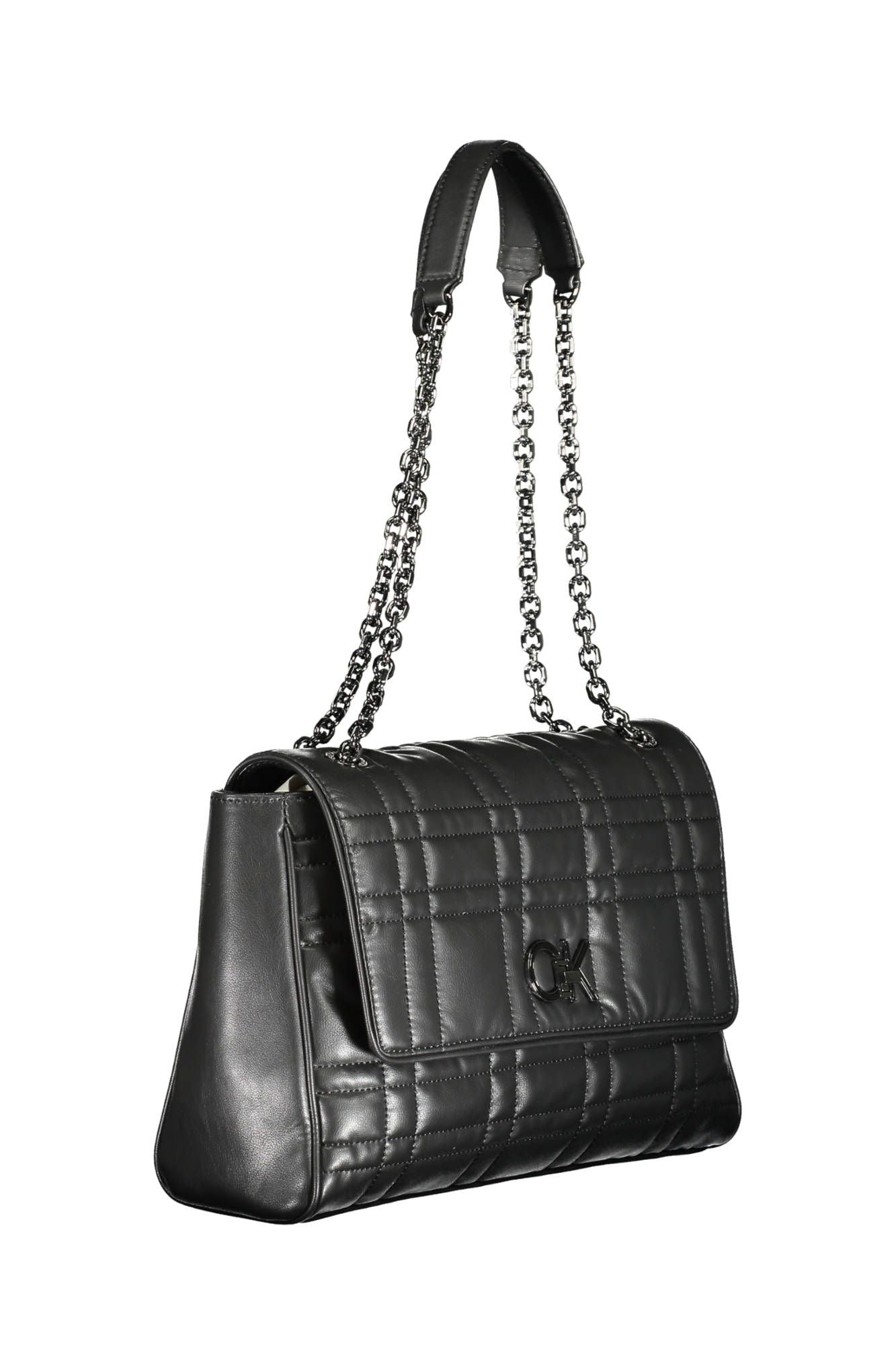 Black Polyester Handbag