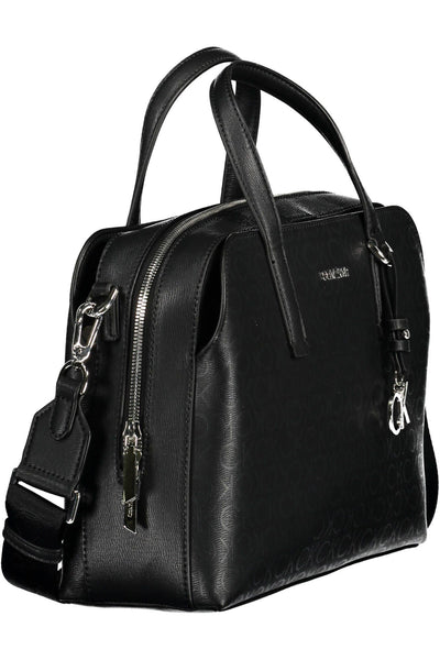 Black Polyester Handbag